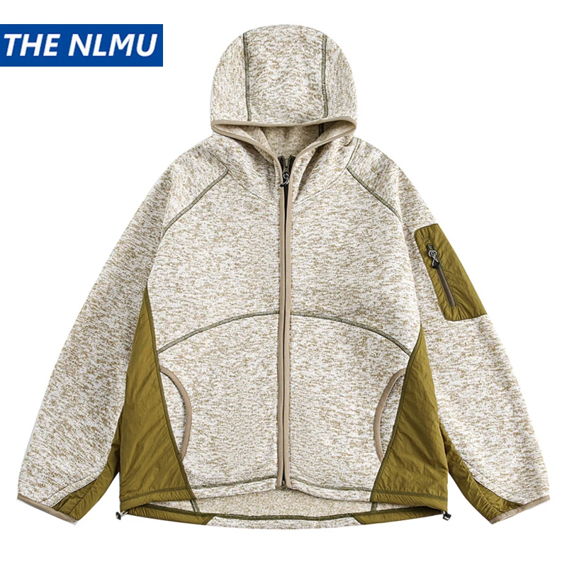 2024 Autumn New Cardigan Jacket Men's Color Block Patchwork Hooded Coat Hip Hop Harajuku Streetwear Jackets Coats Men Clothing
2024 Autumn New Cardigan Jacket Men's Color Block Patchwork Hooded Coat Hip Hop Harajuku Streetwear Jackets Coats Men Clothing