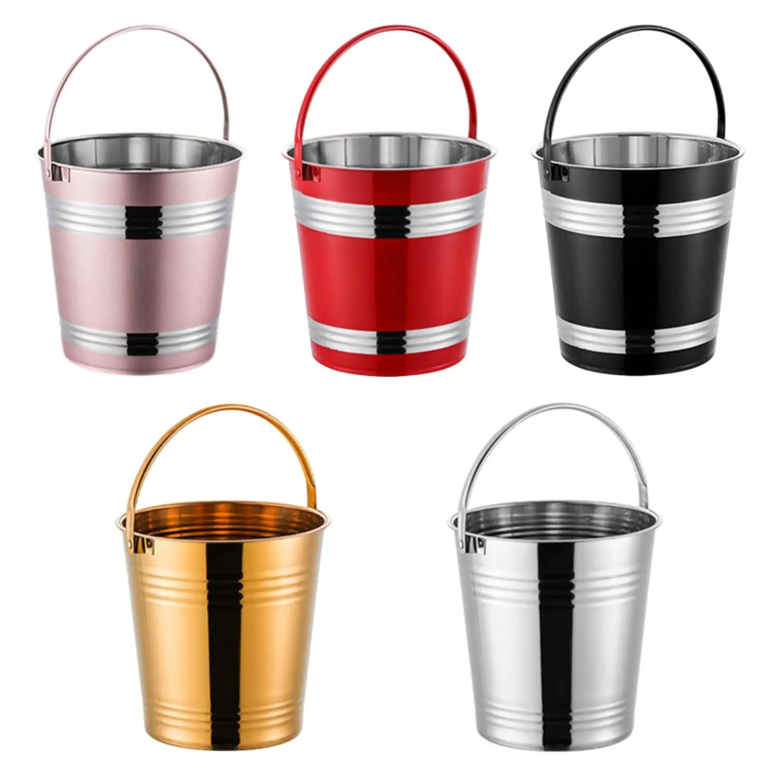 Ice Bucket Beer Drinks Container Chilling Bucket Portable Wine Bucket for Champagne Buffet Bar Chilling Wine Family Gatherings
Ice Bucket Beer Drinks Container Chilling Bucket Portable Wine Bucket for Champagne Buffet Bar Chilling Wine Family Gatherings
