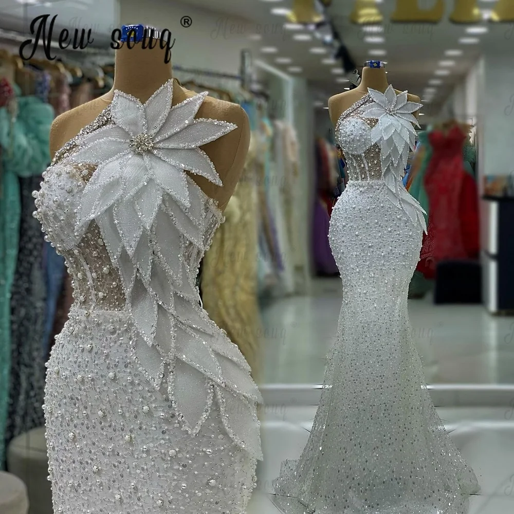Chic 3D Leaf Design Evening Dress Corset Mermaid Beaded Shiny Wedding Night Gowns 2024 White Maxi Formal Prom Dress Abendkleider
Chic 3D Leaf Design Evening Dress Corset Mermaid Beaded Shiny Wedding Night Gowns 2024 White Maxi Formal Prom Dress Abendkleider