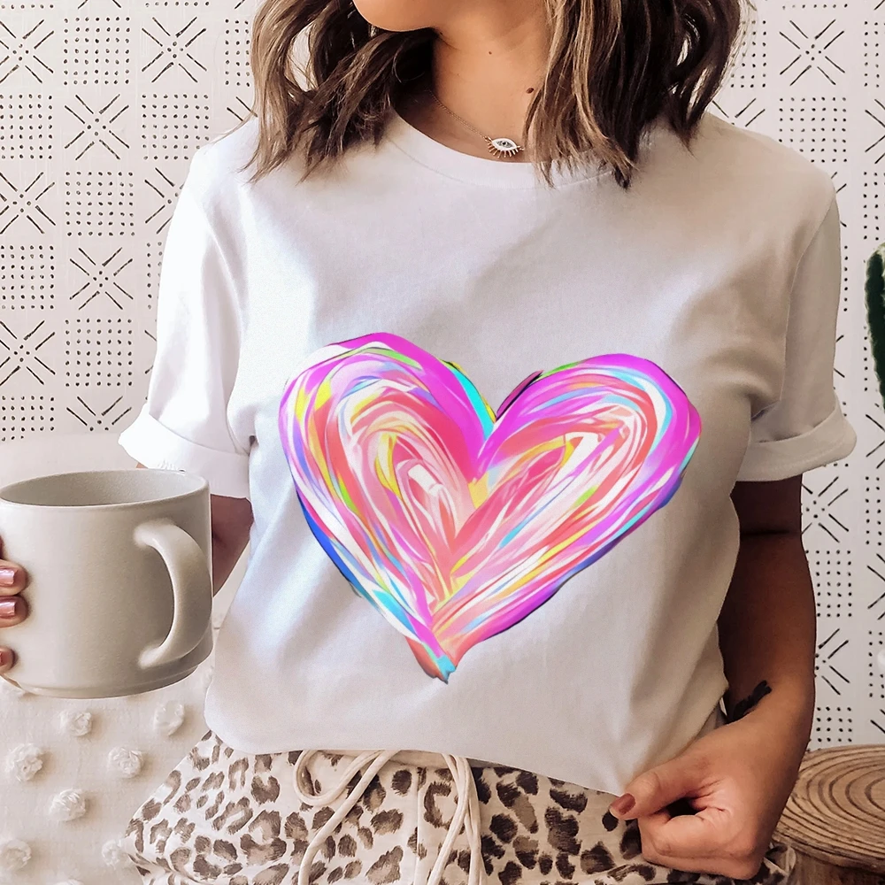 Summer Essential Love symbol Cotton Women's Basic Crew Neck Tee Trendy Women's Graphic T-Shirt 2025 Vintage Oversized Casual
Summer Essential Love symbol Cotton Women's Basic Crew Neck Tee Trendy Women's Graphic T-Shirt 2025 Vintage Oversized Casual