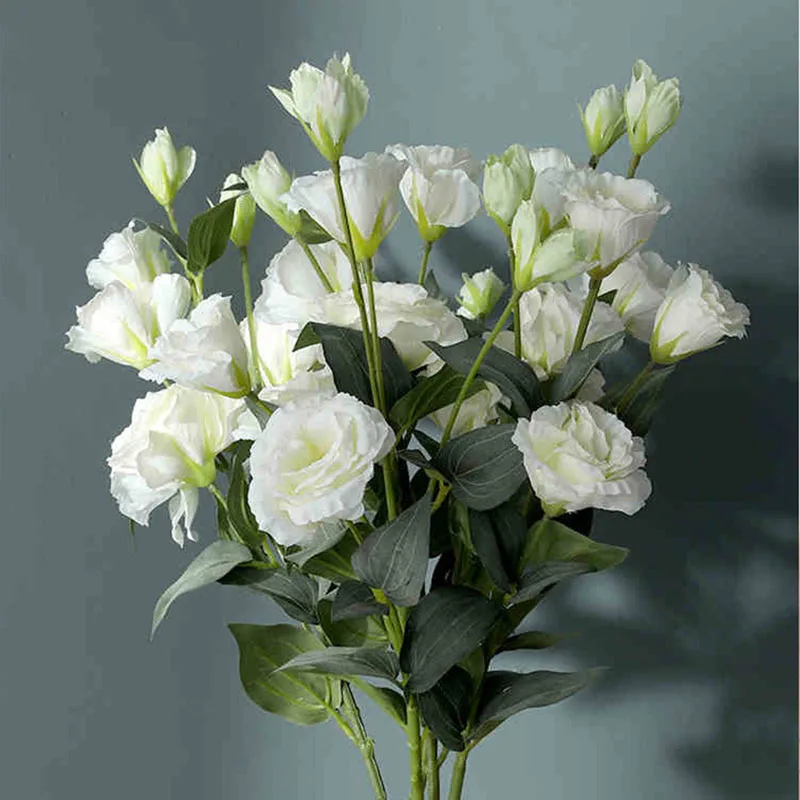 70cm 4-Head Lisianthus Flower Simulation Flower Silk Flower Home Decoration Wedding Bouquet Table Decoration Photography Props
70cm 4-Head Lisianthus Flower Simulation Flower Silk Flower Home Decoration Wedding Bouquet Table Decoration Photography Props