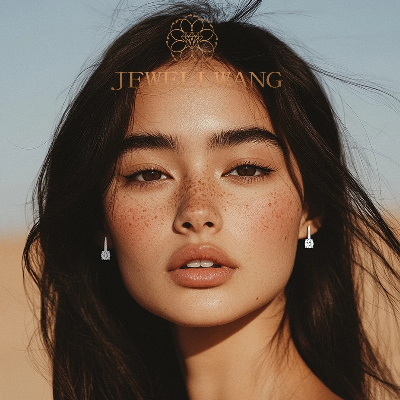 JEWELLWANG 1.0Ct Custom Moissanite Earrings for Men and Women S925 Silver Ear Rings Pair Festival Gifts Valentine's Day Gift
JEWELLWANG 1.0Ct Custom Moissanite Earrings for Men and Women S925 Silver Ear Rings Pair Festival Gifts Valentine's Day Gift