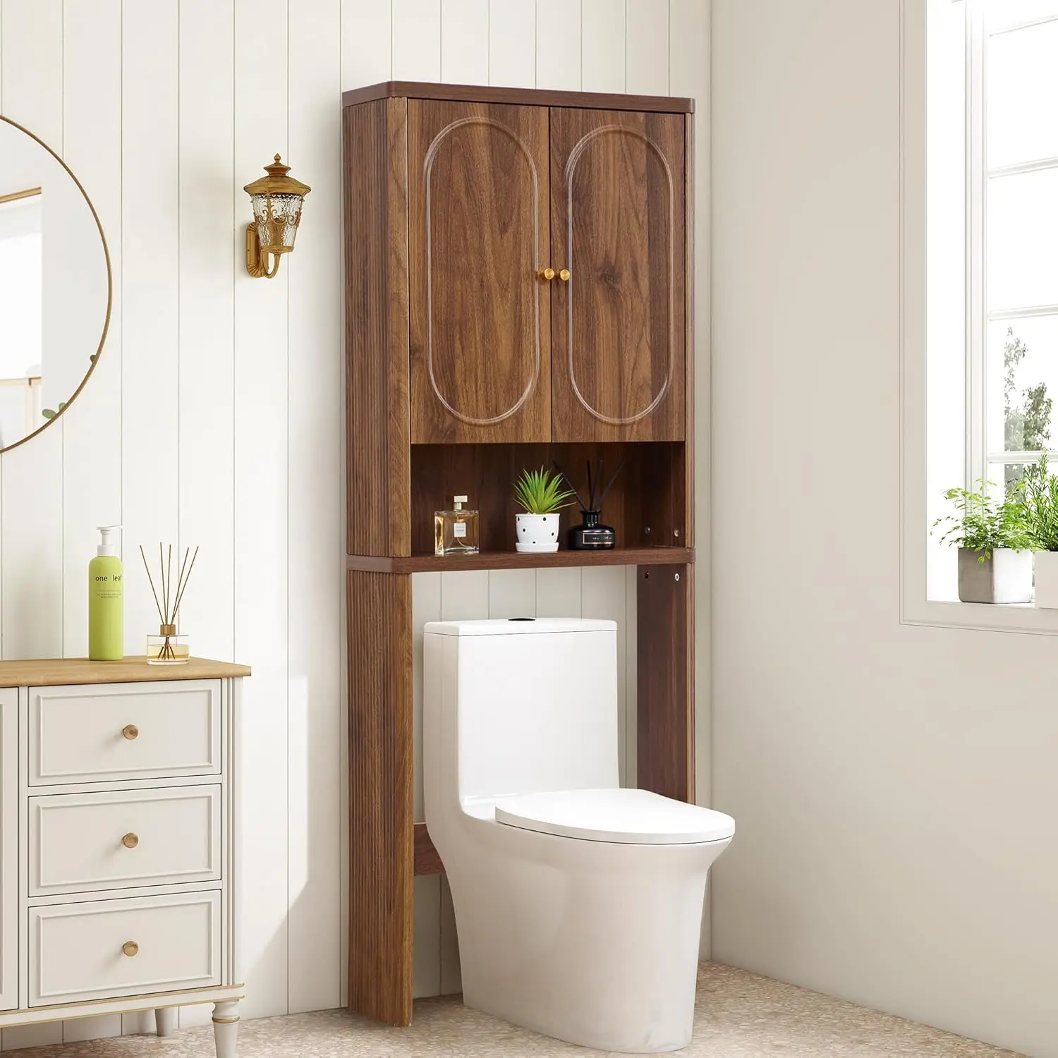 Over The Toilet Storage Cabinet, Bathroom Toilet Storage Cabinet with Door, Wood Curved Over The Toilet, Customized
Over The Toilet Storage Cabinet, Bathroom Toilet Storage Cabinet with Door, Wood Curved Over The Toilet, Customized