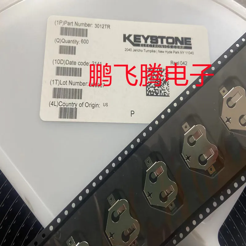 10PCS/lot 3012TR Original imported button battery holder 3012TR SMD imported spot
10PCS/lot 3012TR Original imported button battery holder 3012TR SMD imported spot