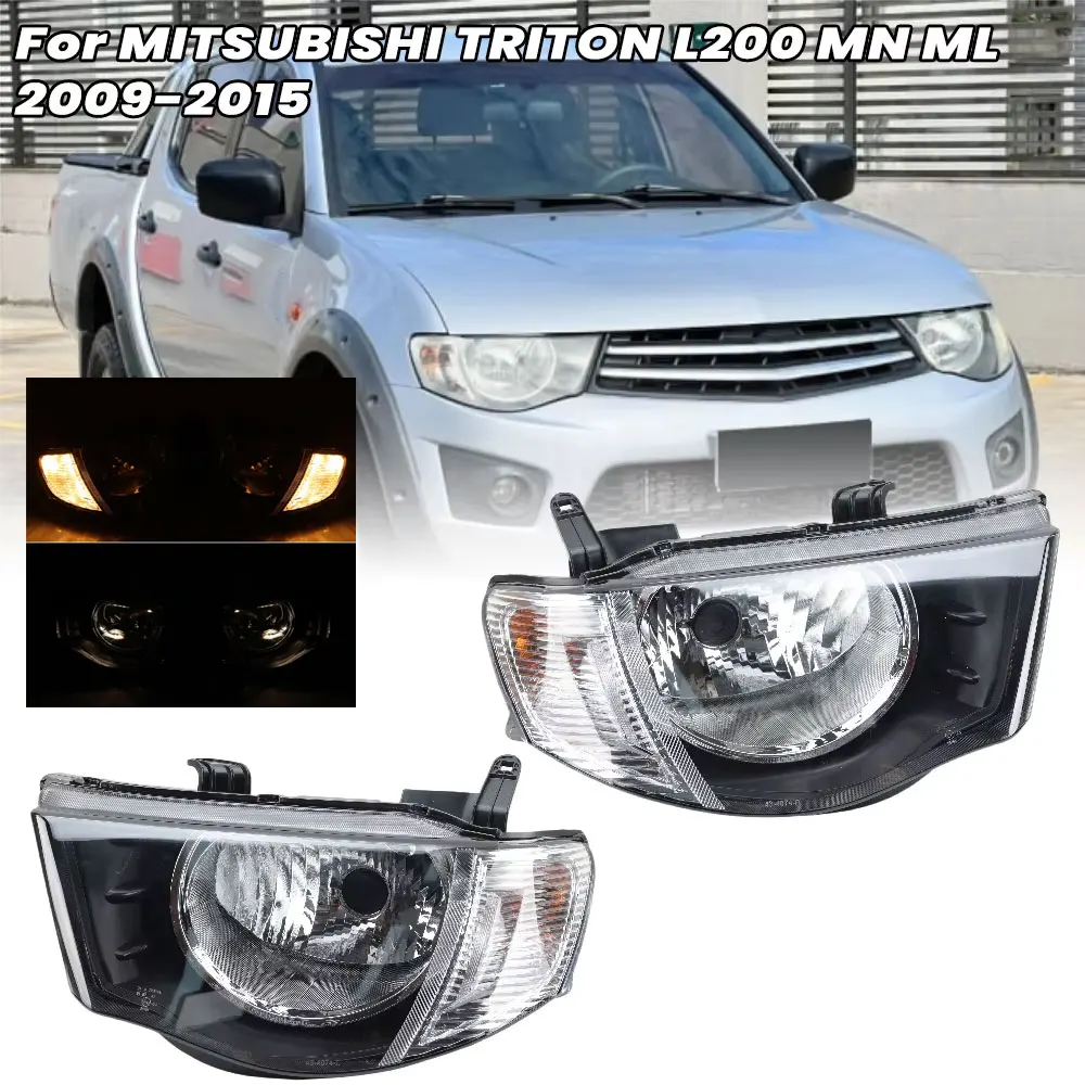 1 pair headlights for Mitsubish L200 TRITON 2006-2015 headlamp with halogen side light Turn Signal Light Corner Lamp DRL no bulb
1 pair headlights for Mitsubish L200 TRITON 2006-2015 headlamp with halogen side light Turn Signal Light Corner Lamp DRL no bulb
