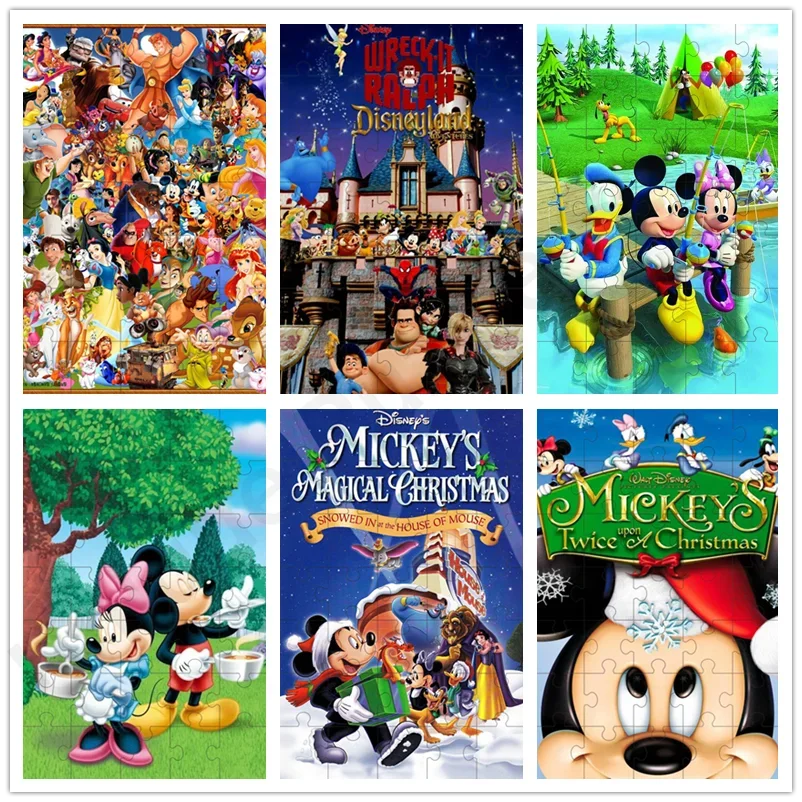Disney Mickey Mouse Jigsaw Puzzle 108/300/500/1000 Pcs Characters Collection Jigsaw Puzzle Wooden 2Mm Jigsaw Christmas Gifts
Disney Mickey Mouse Jigsaw Puzzle 108/300/500/1000 Pcs Characters Collection Jigsaw Puzzle Wooden 2Mm Jigsaw Christmas Gifts