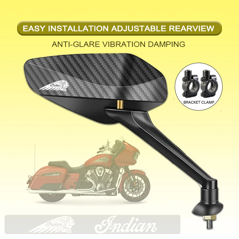 For Indian FTR 1200 S FTR1200 Carbon Rally Chief Upgrade Ultimate Durability Carbon Fiber Antiglare Off-road Rearview Mirror
For Indian FTR 1200 S FTR1200 Carbon Rally Chief Upgrade Ultimate Durability Carbon Fiber Antiglare Off-road Rearview Mirror