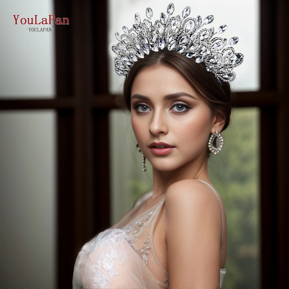YouLaPan Full Rhinestone Bridal Hair Hoop Wedding Bride Crown Women Headwear Bridesmaid Shining Hair Accessories Headband HP616
YouLaPan Full Rhinestone Bridal Hair Hoop Wedding Bride Crown Women Headwear Bridesmaid Shining Hair Accessories Headband HP616