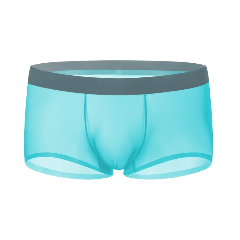 Men's Boxy Underwear Seamless Ice Silk Ultra-thin Sheer Light Quick Dry Sports Panties Gay Erotic Low-rise U Convex Pouch Trunks
Men's Boxy Underwear Seamless Ice Silk Ultra-thin Sheer Light Quick Dry Sports Panties Gay Erotic Low-rise U Convex Pouch Trunks