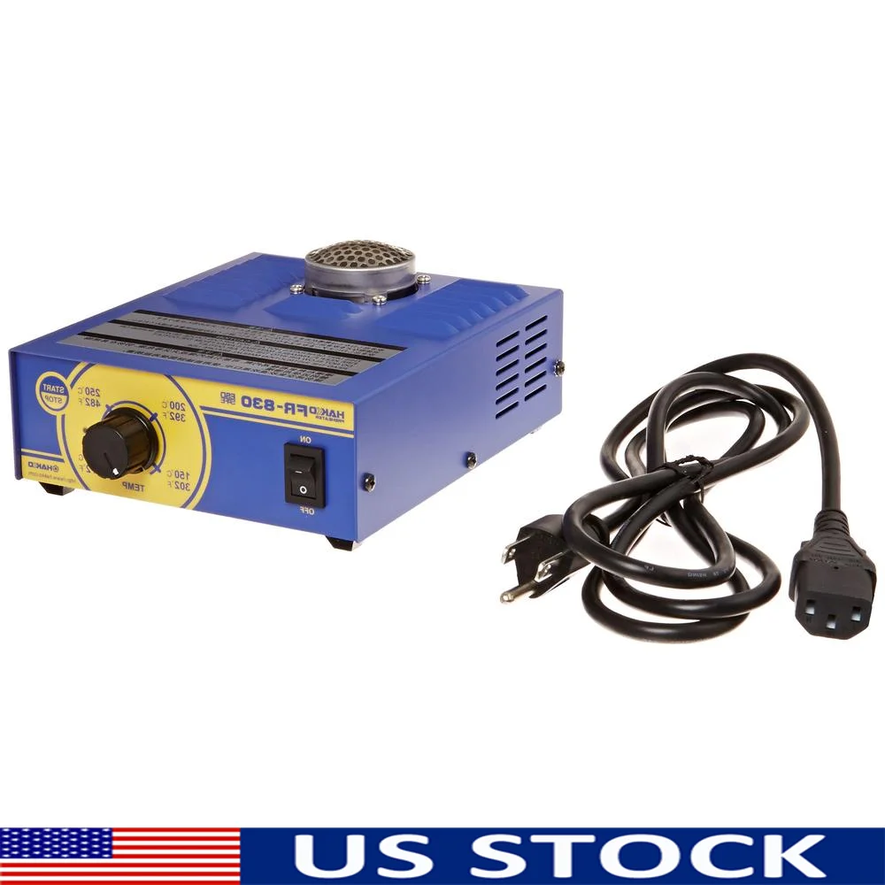 FR830-02 Convective Preheater ESD Safe High Performance Lead-Free Soldering Consistent Heat Closed-Loop Temperature Control 150F
FR830-02 Convective Preheater ESD Safe High Performance Lead-Free Soldering Consistent Heat Closed-Loop Temperature Control 150F