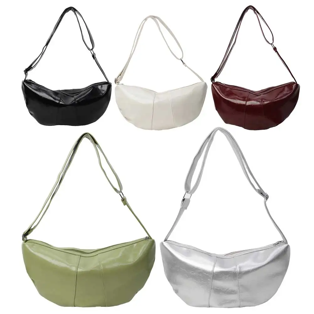 Women Dumpling Crossbody Bag PU Leather Half Moon Everyday Purse Large Capacity Retro Satchel Bag Female Commute Bag
Women Dumpling Crossbody Bag PU Leather Half Moon Everyday Purse Large Capacity Retro Satchel Bag Female Commute Bag