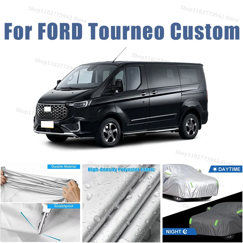 Автомобильный чехол для FORD Tourneo Custom, полный чехол, водонепроницаемый солнцезащитный чехол, устойчивый к царапинам автомобильные аксессуары
Автомобильный чехол для FORD Tourneo Custom, полный чехол, водонепроницаемый солнцезащитный чехол, устойчивый к царапинам автомобильные аксессуары