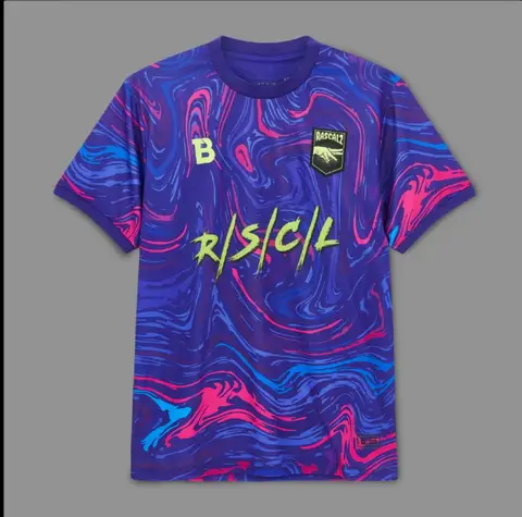 FOOTBALL T-SHIRT New RASCALZ Jersey Men's Children's Outdoor Football Sports Fashion Breathable Loose Comfortable Training Game
