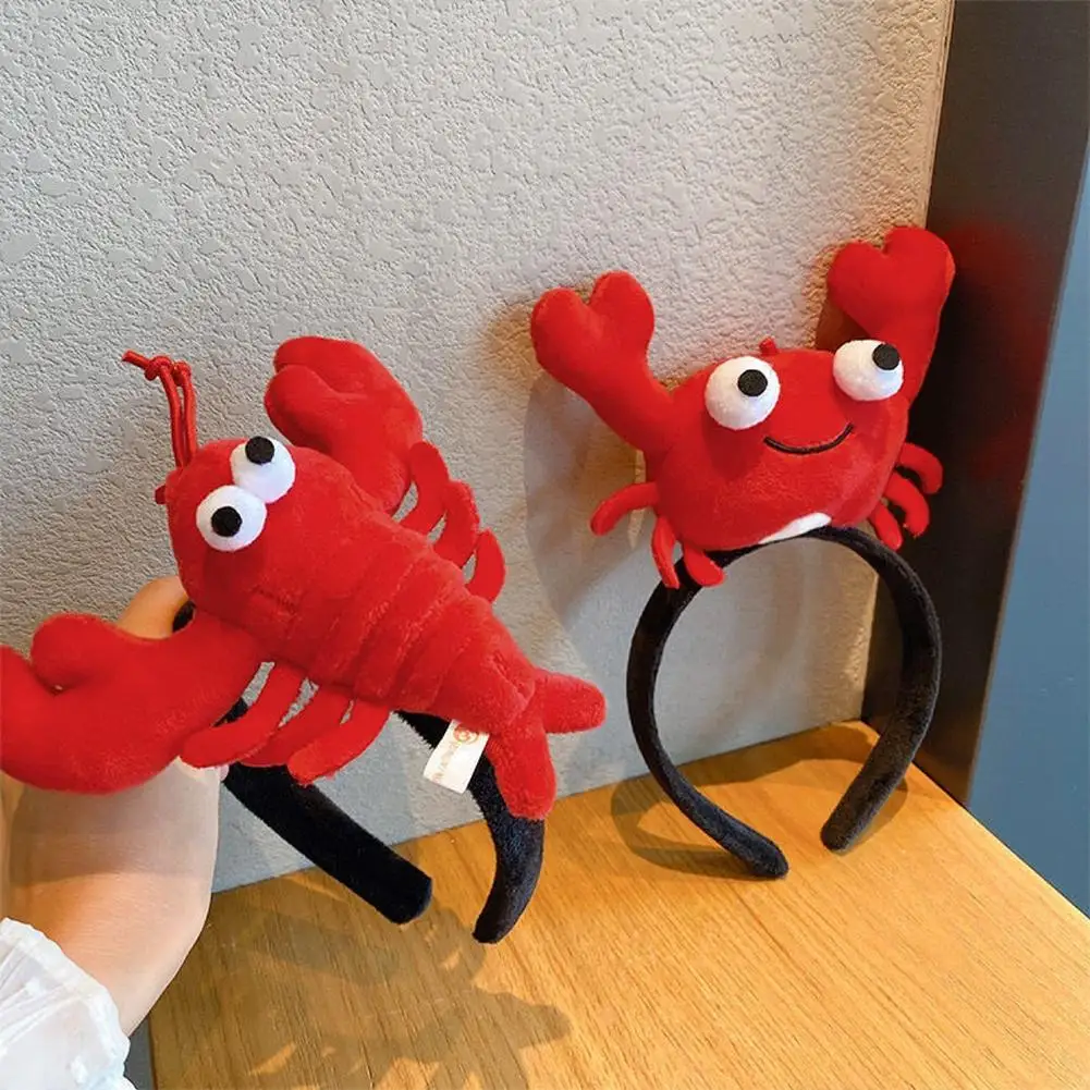Lovely Red Big Crab Headband Creative Cute Cartoon Animal Plush Women's Headwear Seaside Vacation Party Headwear Accessories
Lovely Red Big Crab Headband Creative Cute Cartoon Animal Plush Women's Headwear Seaside Vacation Party Headwear Accessories