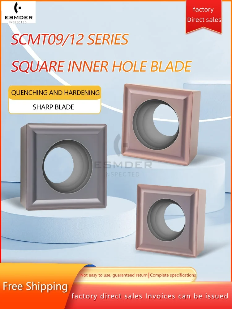 SCMT09T304-24 SCMT120404-24 Internal Turning Tools Square Carbide Inserts CNC Lathe Cutting Cutters For Stainless Steel LF6018
SCMT09T304-24 SCMT120404-24 Internal Turning Tools Square Carbide Inserts CNC Lathe Cutting Cutters For Stainless Steel LF6018