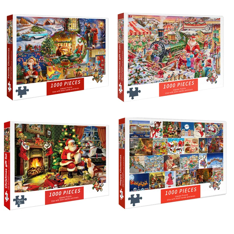 2025 Christmas 1000pieces Paper Jigsaw Puzzle Adult Jigsaw Family Game, Perfect for Thanksgiving & Holiday Gifts home decro
2025 Christmas 1000pieces Paper Jigsaw Puzzle Adult Jigsaw Family Game, Perfect for Thanksgiving & Holiday Gifts home decro