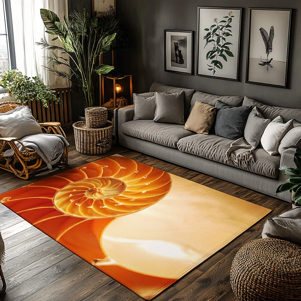 Спиральный коврик Tuniu из ракушек, нескользящий напольный коврик для гостиной, спальни, кухни, декор
Спиральный коврик Tuniu из ракушек, нескользящий напольный коврик для гостиной, спальни, кухни, декор