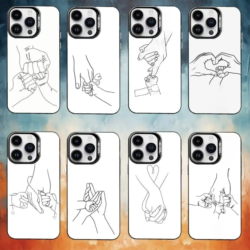 Baby Mom daughter Son Dad Hand Phone Case For iPhone17,16,15,14,13,12,11 Plus,Pro Max Black Candy Matte Shockproof Cover
Baby Mom daughter Son Dad Hand Phone Case For iPhone17,16,15,14,13,12,11 Plus,Pro Max Black Candy Matte Shockproof Cover