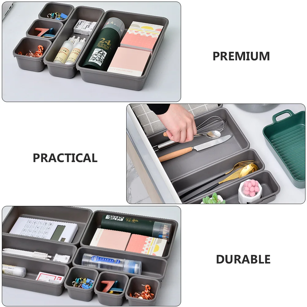 8Pcs Drawer Boxes Containers ganizer PP Desktop Office Jewelry Trays Makeup Storage Desktop ganizer Cases Tidy
8Pcs Drawer Boxes Containers ganizer PP Desktop Office Jewelry Trays Makeup Storage Desktop ganizer Cases Tidy