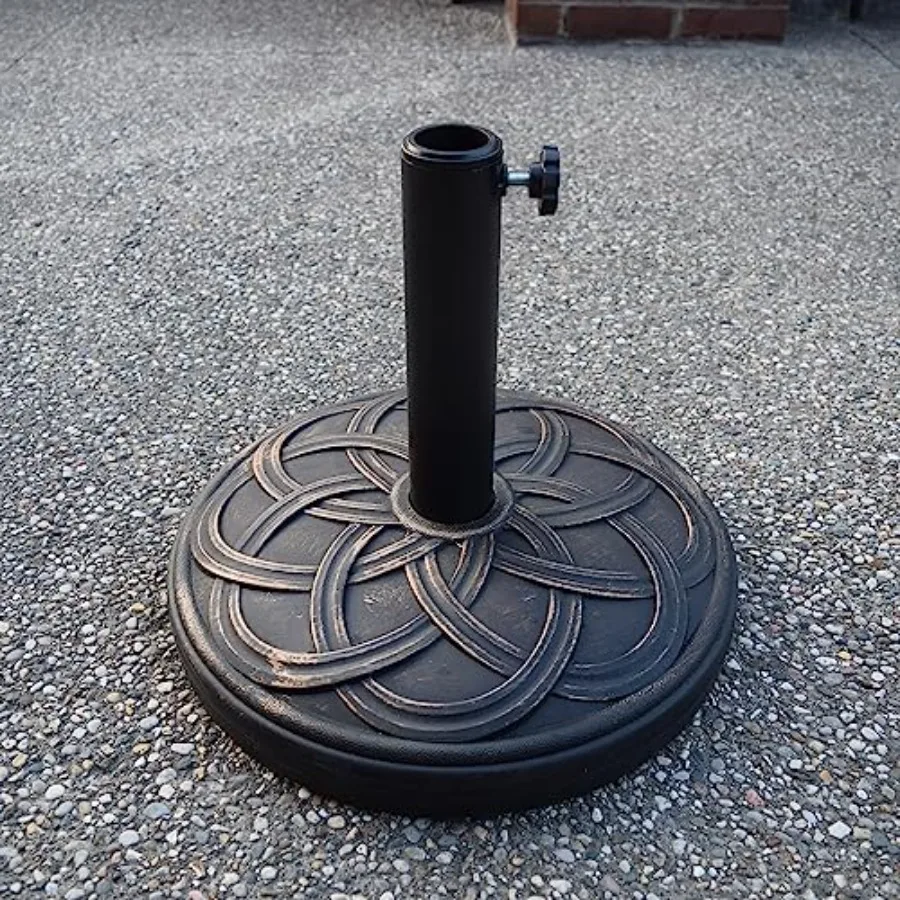 Oakland Living Antique Bronze Round Plastic and Concrete Patio Umbrella Stand Base
Oakland Living Antique Bronze Round Plastic and Concrete Patio Umbrella Stand Base
