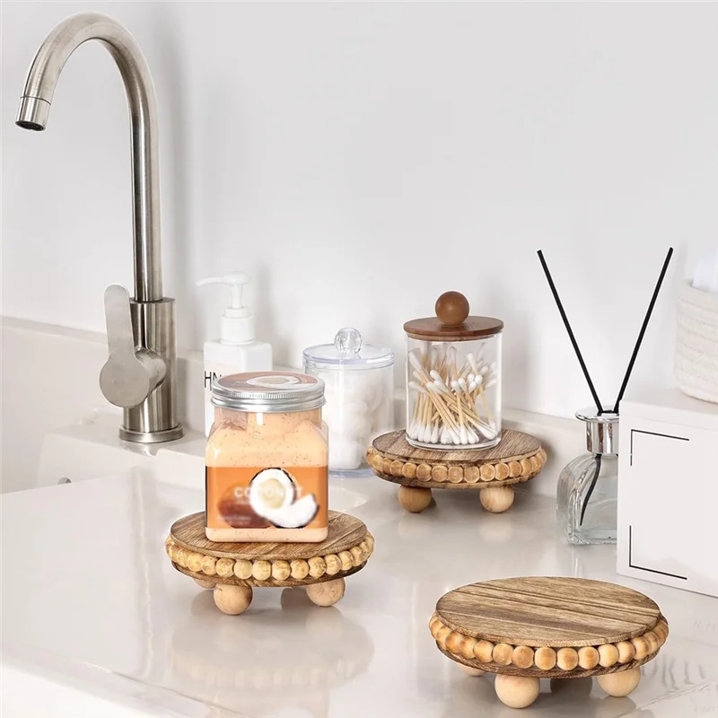 【Price-Drop!】2Pcs Wood Risers Round Beaded Riser For Display For Decorative Wooden Farmhouse Coasters Distressed For Decor Cake
【Price-Drop!】2Pcs Wood Risers Round Beaded Riser For Display For Decorative Wooden Farmhouse Coasters Distressed For Decor Cake