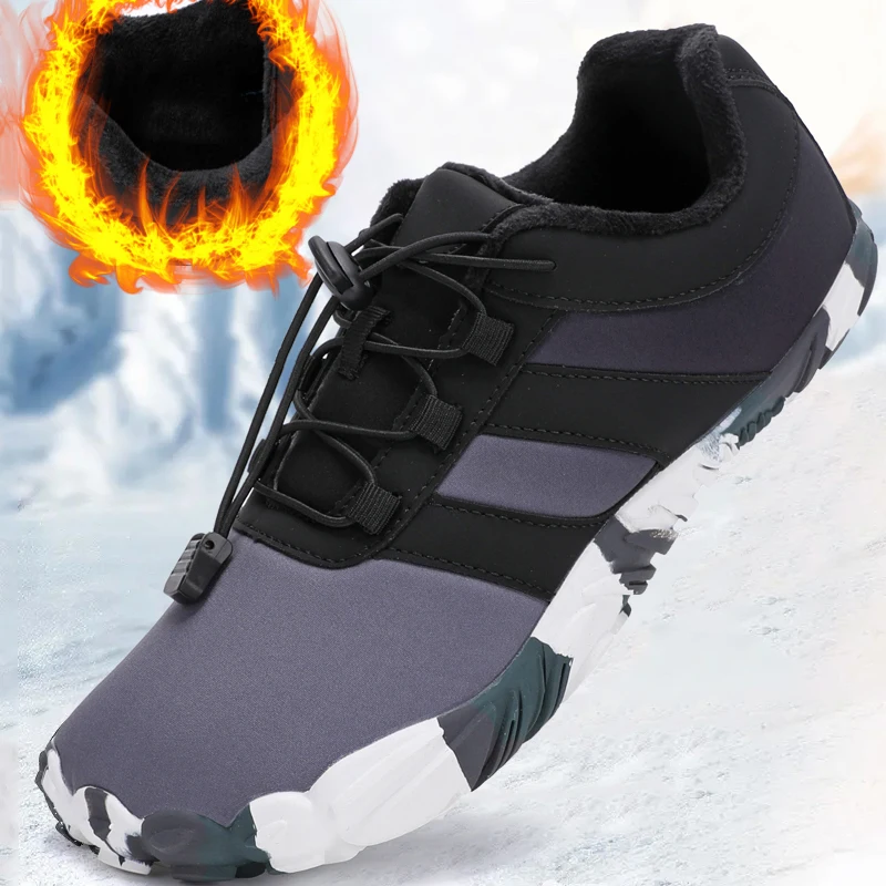 New Winter Warm Snow Barefoot Casual Shoes Waterproof Non-Slip Women Men Hiking Shoes Outdoor Warm Fur Work Ankle Shoes Big Size
New Winter Warm Snow Barefoot Casual Shoes Waterproof Non-Slip Women Men Hiking Shoes Outdoor Warm Fur Work Ankle Shoes Big Size