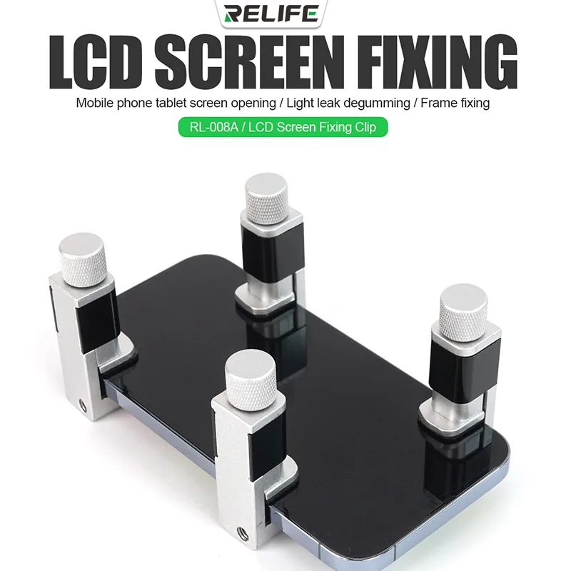 New RELIFE RL-008A LCD Screen Fixing Clip Clamp Phone Repair Tools LCD Display Screen Fastening Clamp Clip For IP/IPad/Tablet
New RELIFE RL-008A LCD Screen Fixing Clip Clamp Phone Repair Tools LCD Display Screen Fastening Clamp Clip For IP/IPad/Tablet