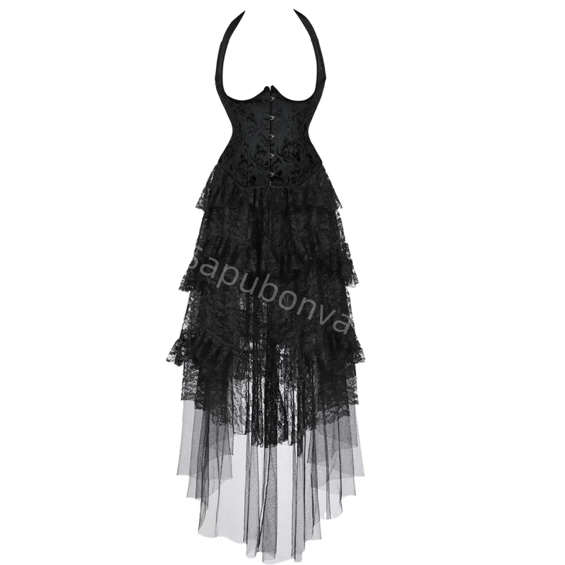 Corset Dress Costume long skirt Set With Underwear Bustier Costume Party Sexy Burlesque Ladies Outfit Plus Size Gothic Halloween
Corset Dress Costume long skirt Set With Underwear Bustier Costume Party Sexy Burlesque Ladies Outfit Plus Size Gothic Halloween