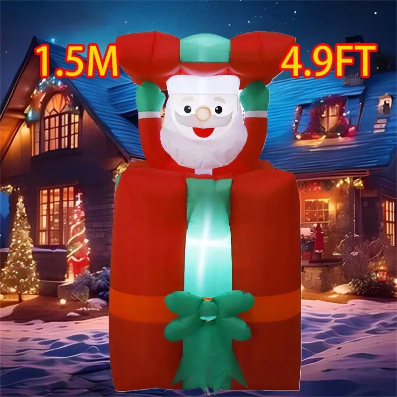 Christmas Inflatable Decorations Toys Up and Down Santa Built-in LED Lights Inflated Model Outdoor Ornament Xmas Garden Decor
Christmas Inflatable Decorations Toys Up and Down Santa Built-in LED Lights Inflated Model Outdoor Ornament Xmas Garden Decor