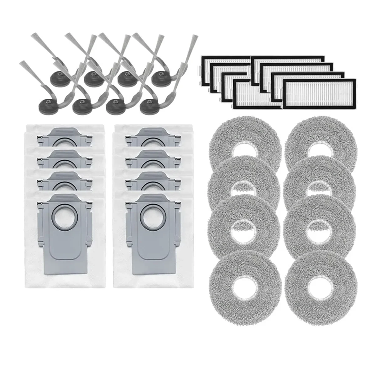 For Saros Z70 Vacuum Cleaner Replacement Kits Side Brush HEPA Filter Mop Cloth Dust Bag Accessories Parts
For Saros Z70 Vacuum Cleaner Replacement Kits Side Brush HEPA Filter Mop Cloth Dust Bag Accessories Parts