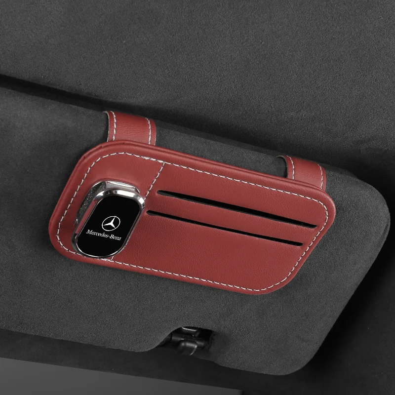 For Mercedes Benz AMG W203 W206 W220 W205 W211 W212 W201 W210 W108 ML Car Sunglasses Holder Leather Clip Card Ticket Holder Clip
For Mercedes Benz AMG W203 W206 W220 W205 W211 W212 W201 W210 W108 ML Car Sunglasses Holder Leather Clip Card Ticket Holder Clip