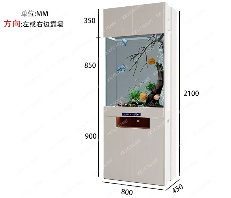Fish Tank Small Living Room Lazy Ecological Glass Bottom Filter Ancient Method Intelligent Aquarium
Fish Tank Small Living Room Lazy Ecological Glass Bottom Filter Ancient Method Intelligent Aquarium