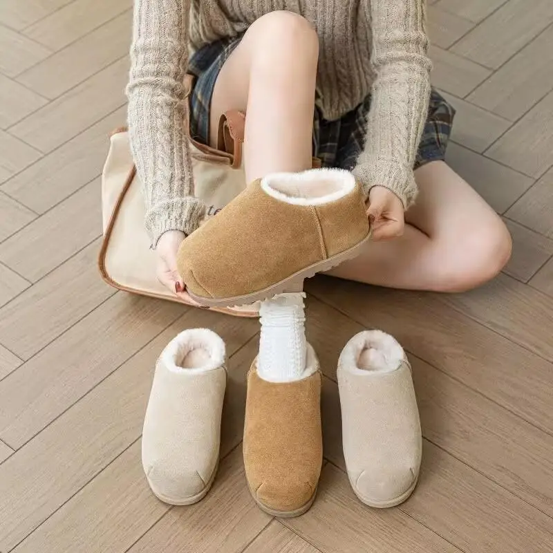 Genuine Leather! Hidden Height! Trendy Thi Bot f Slippers Women M0065870A Korean Sle Flat Heel Rubber Sole Winter
Genuine Leather! Hidden Height! Trendy Thi Bot f Slippers Women M0065870A Korean Sle Flat Heel Rubber Sole Winter