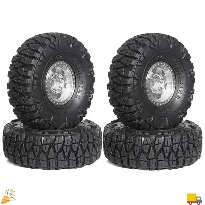 4Pcs 60Mm 1.0In Metal Beadlock Wheel Tire Set For 1/18 1/24 RC Crawler Car TRX4M SCX24 AX24 FCX24 Upgrade Parts
4Pcs 60Mm 1.0In Metal Beadlock Wheel Tire Set For 1/18 1/24 RC Crawler Car TRX4M SCX24 AX24 FCX24 Upgrade Parts