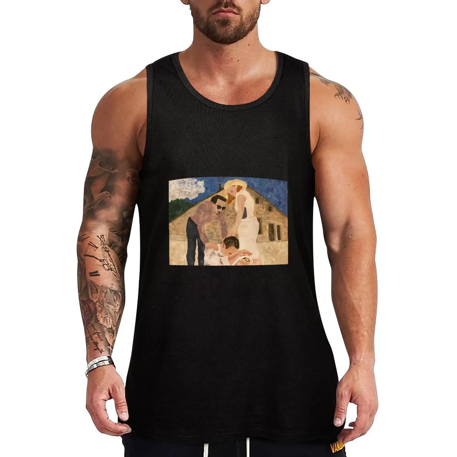 Succession siblings season 3 finale acrylic painting Tank Top sleeveless Men's t-shirts T-shirt Men's gym T-shirt for fitness
Succession siblings season 3 finale acrylic painting Tank Top sleeveless Men's t-shirts T-shirt Men's gym T-shirt for fitness