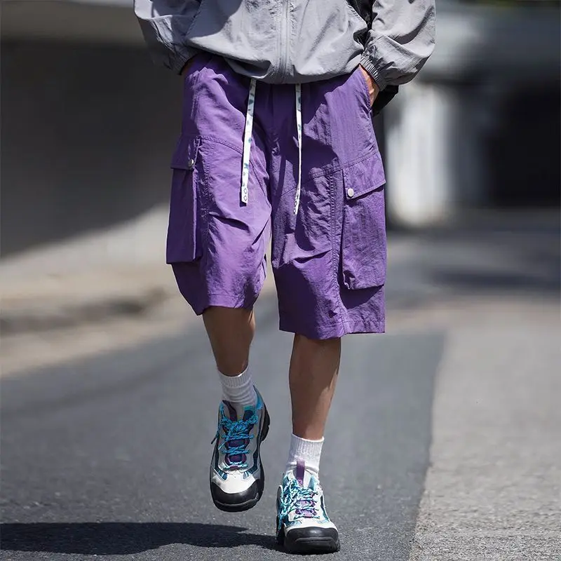 Men's Summer Ice Silk Loose Fit Shorts with Big Pockets American Style Post-Apocalyptic Wasteland Fashion for Casual Wear
Men's Summer Ice Silk Loose Fit Shorts with Big Pockets American Style Post-Apocalyptic Wasteland Fashion for Casual Wear
