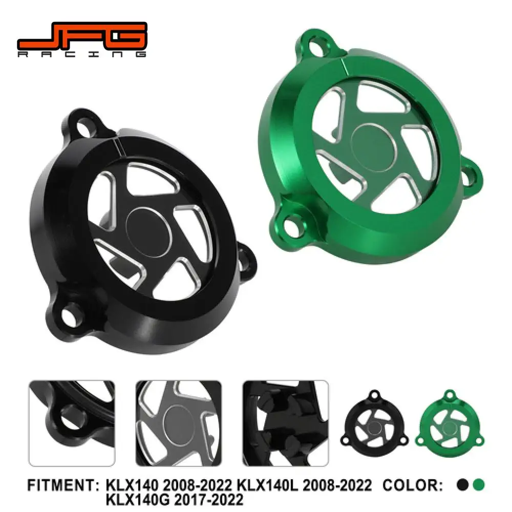 Motorcycles CNC Oil Filter Cap Cover Aluminum For Kawasaki KLX140 08-25 KLX140L 08-24 KLX140G 17-24 KLX150L 14-19 2021 2024
Motorcycles CNC Oil Filter Cap Cover Aluminum For Kawasaki KLX140 08-25 KLX140L 08-24 KLX140G 17-24 KLX150L 14-19 2021 2024