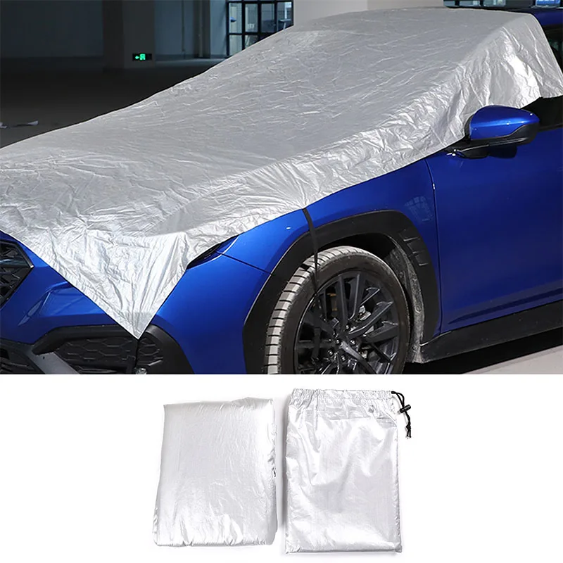 For 2021-2023 Subaru WRX Polyester taffeta Silver Car Front Shield Snow Protection Sun Protection Cover Car Exterior Accessories
For 2021-2023 Subaru WRX Polyester taffeta Silver Car Front Shield Snow Protection Sun Protection Cover Car Exterior Accessories