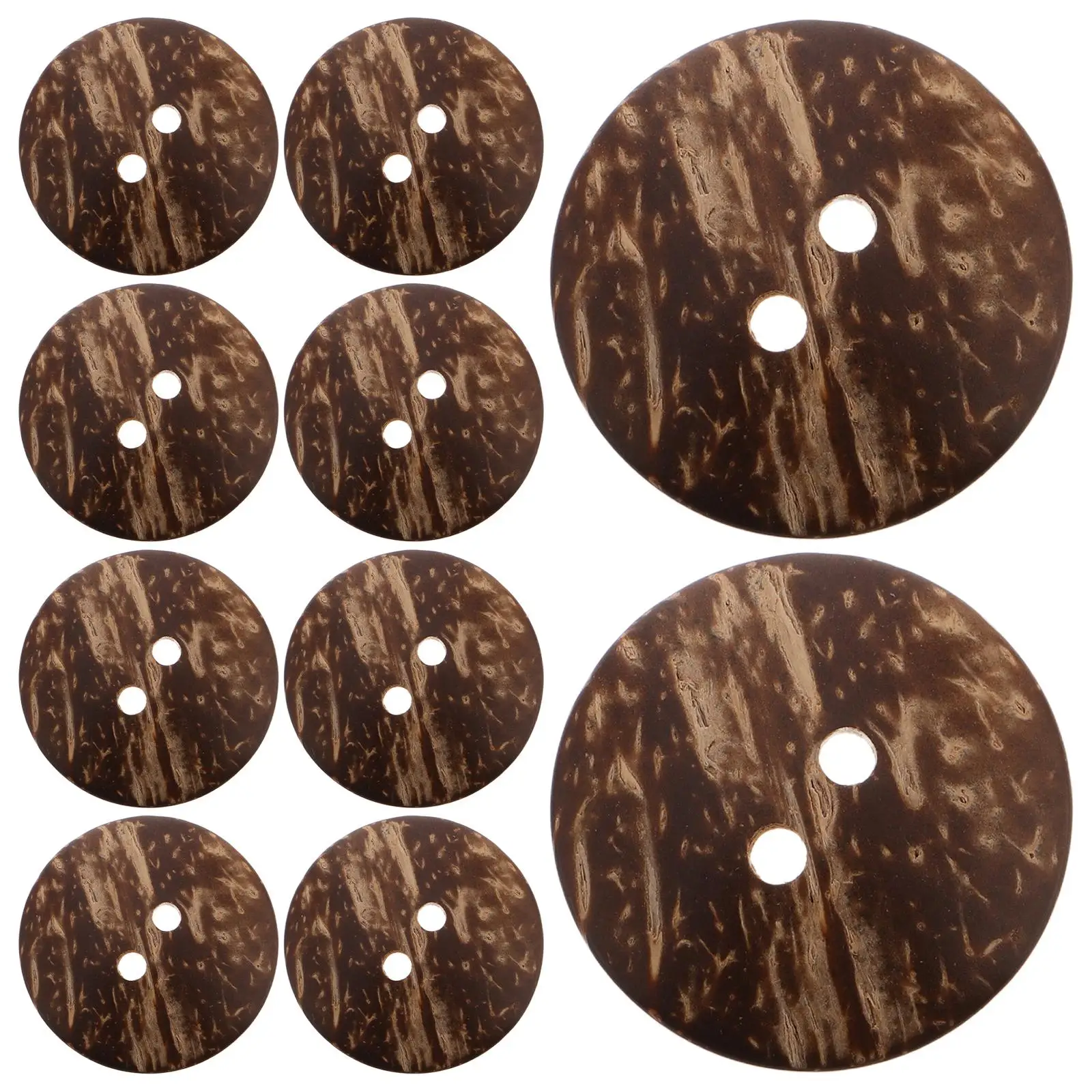 20PCS Coconut Buttons Natural Shell Round for Coats Sweaters Shirts Crafts Durable Sewing Clothes Decor Twohole Design
20PCS Coconut Buttons Natural Shell Round for Coats Sweaters Shirts Crafts Durable Sewing Clothes Decor Twohole Design