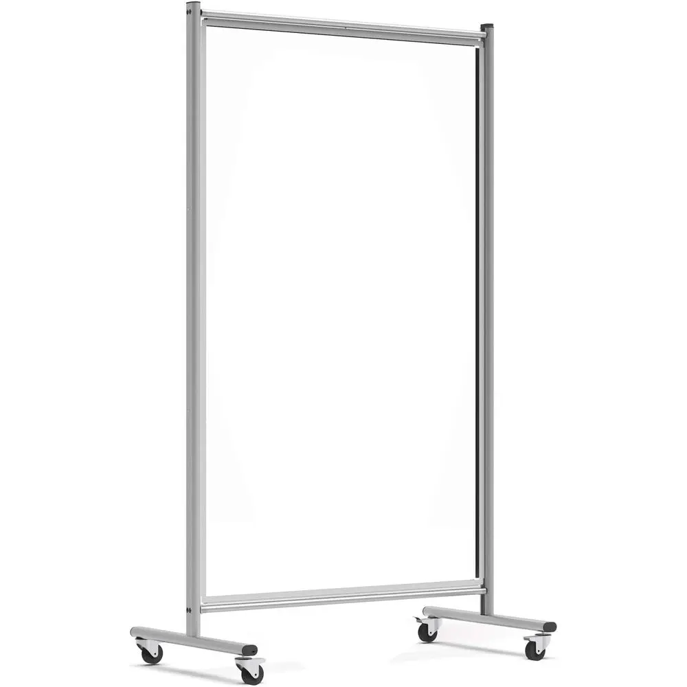 Stand Up Desk Store Rolling Mobile Clear Acrylic Room Divider Office Desk Partition Sneeze Guard (40" x 72")
Stand Up Desk Store Rolling Mobile Clear Acrylic Room Divider Office Desk Partition Sneeze Guard (40" x 72")