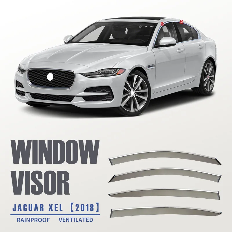 4pCS For JAGUAR XEL 2018+ Car Window Visor Awning Shelters Windshield Side Window Rain Sun Shade Auto Accessories
4pCS For JAGUAR XEL 2018+ Car Window Visor Awning Shelters Windshield Side Window Rain Sun Shade Auto Accessories