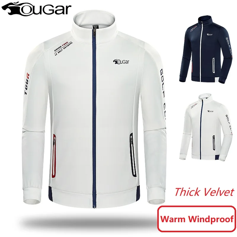 New Men Golf Jacket Winter Quality Thick Warm Velvet Jacket Windbreaker Male Windproof Casual Sports Coat Outdoor Golf Clothing
New Men Golf Jacket Winter Quality Thick Warm Velvet Jacket Windbreaker Male Windproof Casual Sports Coat Outdoor Golf Clothing