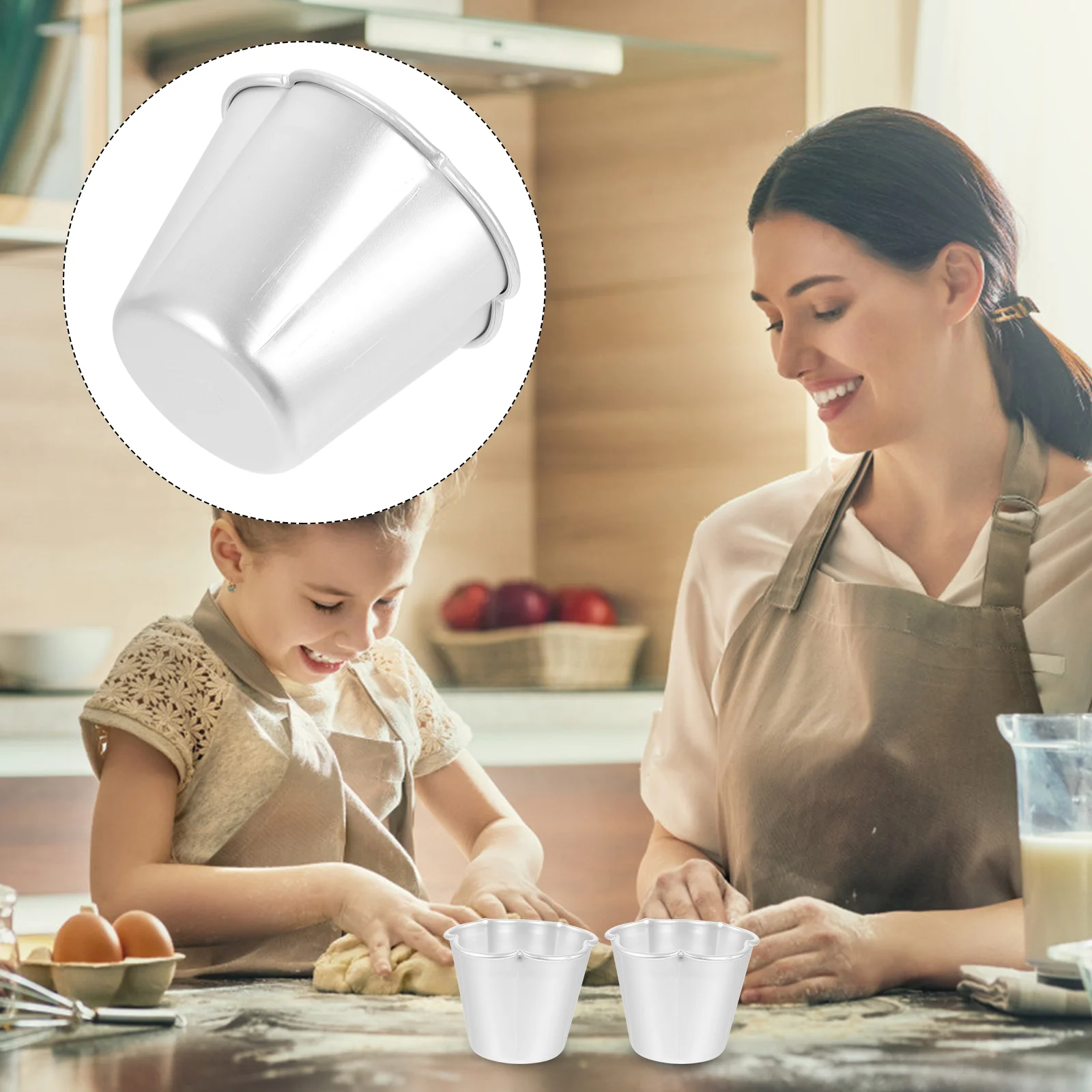 4 Pcs Caramel Jelly Pudding Cake Mould Egg Tart Mold Making Baking Supply Aluminum Alloy Home
4 Pcs Caramel Jelly Pudding Cake Mould Egg Tart Mold Making Baking Supply Aluminum Alloy Home