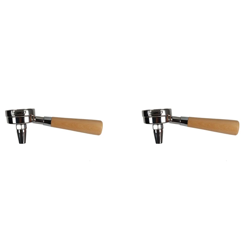 2X Tea Portafilter With Wooden Handle And Suit 58Mm Coffee Machine/Teapresso Portafilter/Design For Tea Bag & Broken Tea
2X Tea Portafilter With Wooden Handle And Suit 58Mm Coffee Machine/Teapresso Portafilter/Design For Tea Bag & Broken Tea