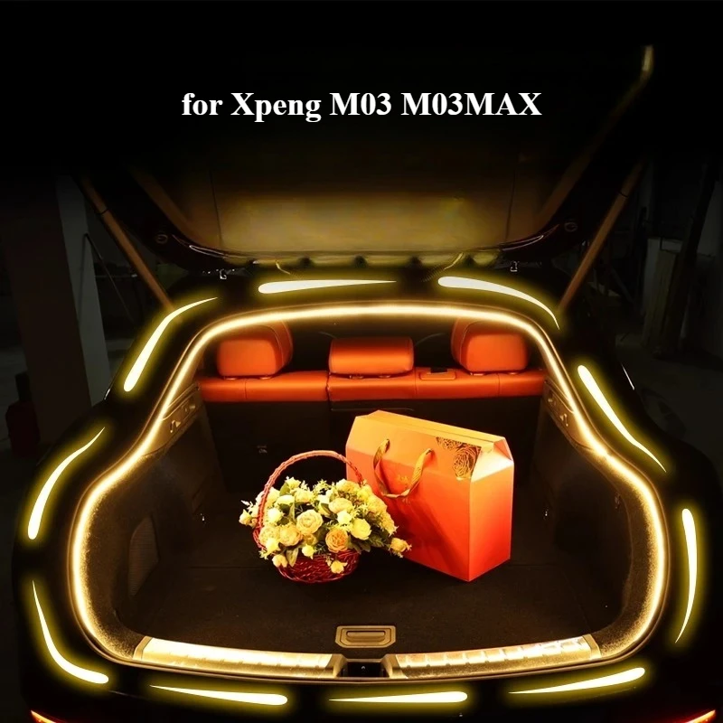 for Xpeng M03 M03MAX Car Led Trunk Light Strips Decorative Lamps Rear Tailbox Ambient Light Outdoor Camping Lighting Accessories
for Xpeng M03 M03MAX Car Led Trunk Light Strips Decorative Lamps Rear Tailbox Ambient Light Outdoor Camping Lighting Accessories