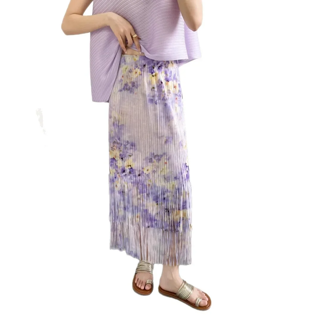 2026 Slimming Long Straight Cut Skirt with Tassel Decoration for Women Summer High Waist Elastic Waist Versatile Midi Skirt
2026 Slimming Long Straight Cut Skirt with Tassel Decoration for Women Summer High Waist Elastic Waist Versatile Midi Skirt