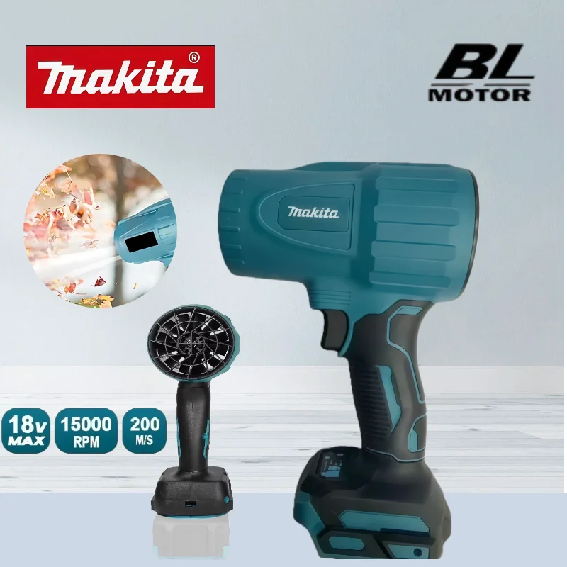 Электрическая воздуходувка Makita Violent Blower Turbo Jet Fan с турбонаддувом, перезаряжаемая, с подсветкой, для чистки автомобиля, 18В, аккумуляторный инструмент
Электрическая воздуходувка Makita Violent Blower Turbo Jet Fan с турбонаддувом, перезаряжаемая, с подсветкой, для чистки автомобиля, 18В, аккумуляторный инструмент