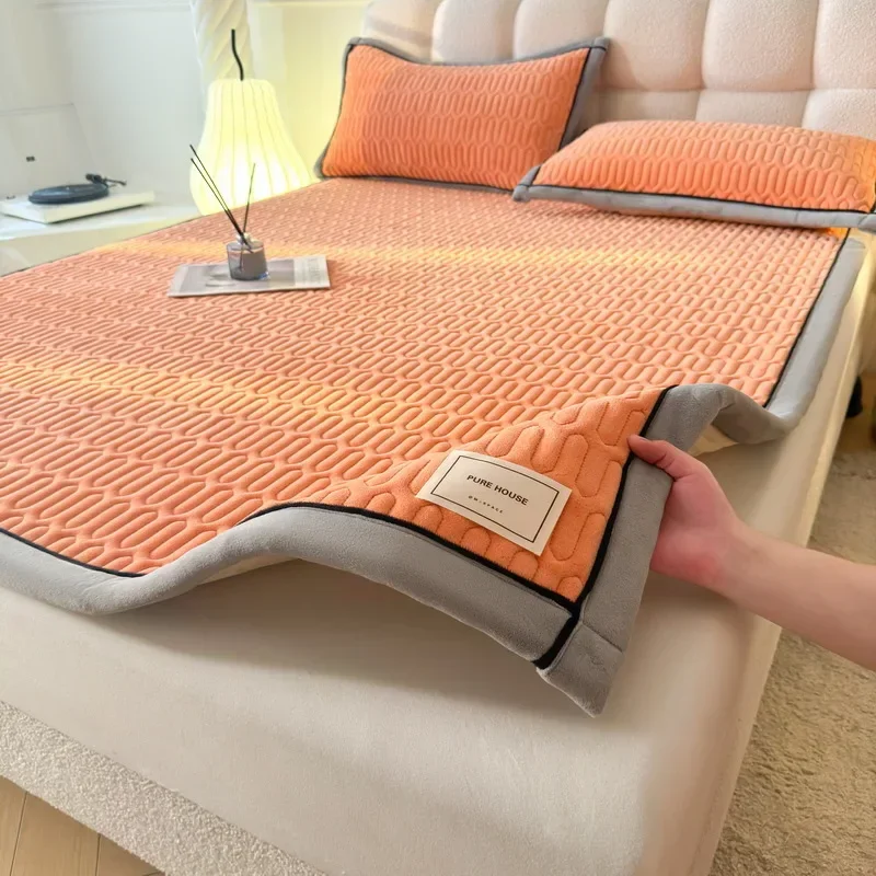 2024 new class A winter thickened milk fleece mattress cushion quilt mattress dormitory bed single tatami bed cover
2024 new class A winter thickened milk fleece mattress cushion quilt mattress dormitory bed single tatami bed cover
