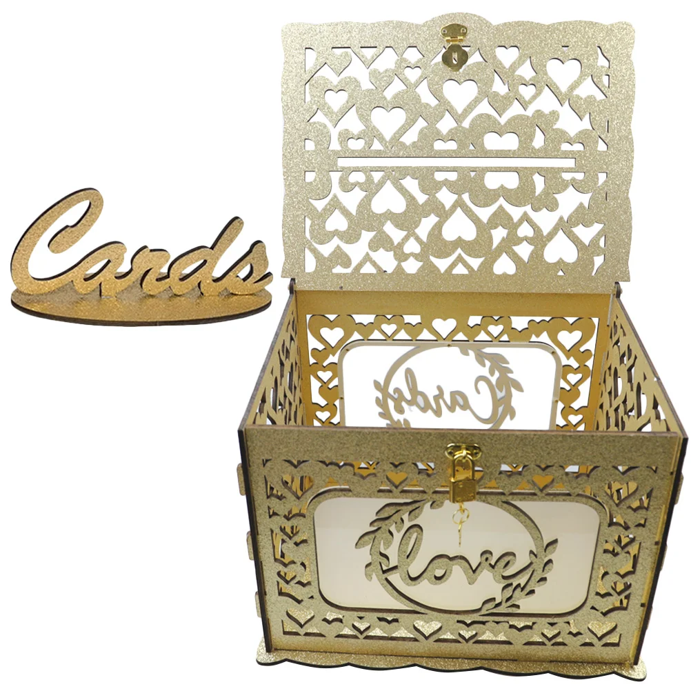 1Set Hollow Wooden Wedding Card Box Large Capacity Greeting Card Holder Anniversary Blessing Reception Storage
1Set Hollow Wooden Wedding Card Box Large Capacity Greeting Card Holder Anniversary Blessing Reception Storage
