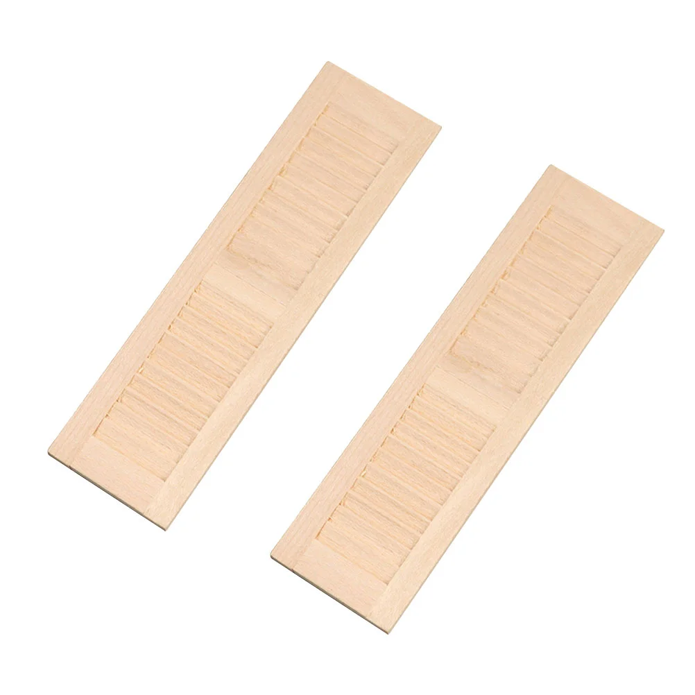 2 Pcs Simulation Blinds Window Mini Furniture Shutter House Wear-resistant Decorative Wooden Kids Supply Child
2 Pcs Simulation Blinds Window Mini Furniture Shutter House Wear-resistant Decorative Wooden Kids Supply Child